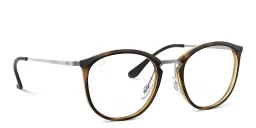 Shop Ray-Ban Panthos Eyeglasses in Tortoise online.
