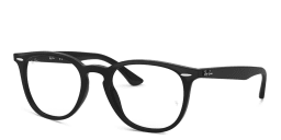 Shop Ray-Ban Optics Unisex Panthos Eyeglasses in Black online.