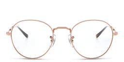 Shop Ray-Ban David Unisex Panthos Eyeglasses in Copper online.
