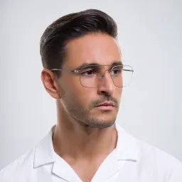 Shop MYKITA Steen Wide Aviator Eyeglasses in Black online.