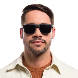 Shop Emporio Armani Rectangle Eyeglasses in Matte Havana online.