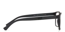 تسوق نظارة طبية بإطار مستطيل امبوريو أرماني بلون Matte Black أونلاين.