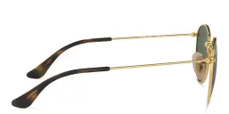 Shop Ray-Ban Junior Kids Round Sunglasses in Gold online.