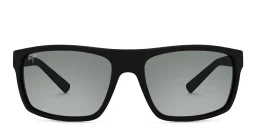 Shop Maui Jim Byron Bay Unisex Rectangle Sunglasses in Black online.