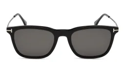 Shop TOM FORD Square Sunglasses in Shiny Black online.
