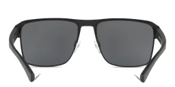 تسوق نظارة شمسية مربعة امبوريو أرماني بلون Matte Black أونلاين.