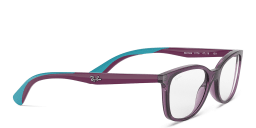 تسوق نظارات طبية فيراري بإطار مستطيل للأطفال راي بان جونيور بلون Transparent Violet أونلاين.