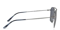 Shop GIORGIO ARMANI Square Sunglasses in Gunmetal online.