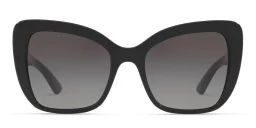 Shop Dolce & Gabbana Cat Eye Sunglasses in Black online.