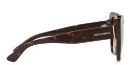 Shop Dolce & Gabbana Cat Eye Sunglasses in Havana online.