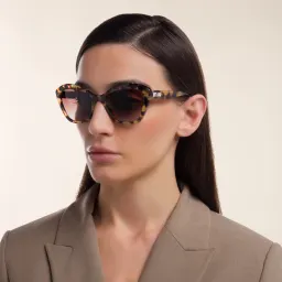 تسوق نظارات شمسية كات آي ميو ميو بلون Light Havana أونلاين.
