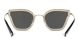 تسوق نظارة شمسية كات آي بدون إطار فالنتينو بلون أسود أونلاين.