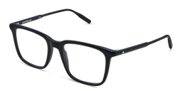 Shop MONTBLANC Square Eyeglasses in Black online.