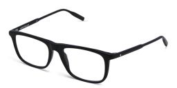 Shop MONTBLANC Rectangle Eyeglasses in Black online.