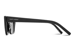 تسوق نظارات شمسية كات آي سان لوران بلون أسود أونلاين.