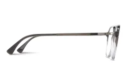 Shop MYKITA GYLFI Aviator Eyeglasses in Gradient Grey online.