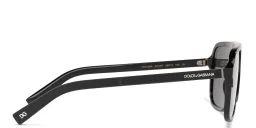 Shop Dolce & Gabbana Square Sunglasses in Black online.