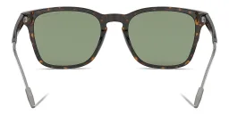 Shop GIORGIO ARMANI Square Sunglasses in Havana online.