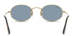 Shop Ray-Ban Oval Metal Summer Capsule Unisex Sunglasses in Gold online.