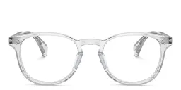 Shop OLIVER PEOPLES Finley Esq. Round Eyeglasses in Clear online.