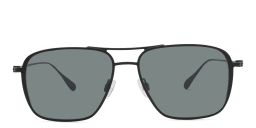 Shop Maui Jim Beaches 541 Unisex Aviator Sunglasses in Black online.