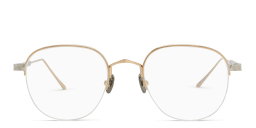 Shop Cartier Signature 'C'de Cartier Half-Rim Eyeglasses in Gold online.