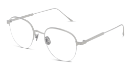 Shop Cartier Signature 'C'de Cartier Half-Rim Eyeglasses in Silver online.