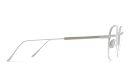 Shop Cartier Signature 'C'de Cartier Half-Rim Eyeglasses in Silver online.