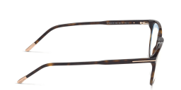 Shop TOM FORD Round Eyeglasses in Dark Havana online.