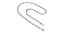 Shop Uoptic Stainless Steel Glasses Chain in Grey online.