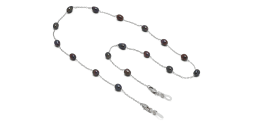 Shop Uoptic Pearl Glasses Chain in Black online.