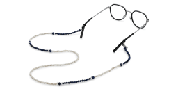 Shop The RICCI DISTRICT Howlite & Agate Glasses Chain online.