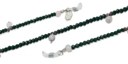 Shop The RICCI DISTRICT Crystals & Rose Quartz Glasses Chain online.