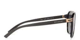 Shop BVLGARI Aviator Sunglasses in Black online.