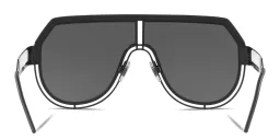 تسوق نظارة شمسية أفياتور دولتشي آند غابانا بلون Matte Black أونلاين.