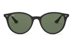 Shop Ray-Ban Unisex Round Sunglasses in Black online.