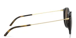 Shop GIORGIO ARMANI Round Sunglasses in Havana online.
