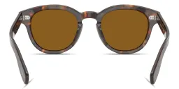 Shop OLIVER PEOPLES Cary Grant Unisex Round Sunglasses in Havana online.