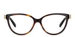 Shop JIMMY CHOO Cat Eye Eyeglasses in Havana online.