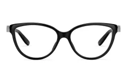 Shop JIMMY CHOO Cat Eye Eyeglasses in Black online.