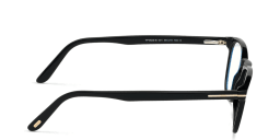 Shop TOM FORD Square Eyeglasses in Shiny Black online.