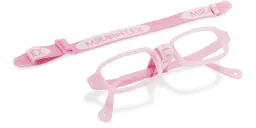 Shop Mira Flex Kids Rectangle Eyeglasses in Pink online.