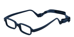 Shop Mira Flex Kids Rectangle Eyeglasses in Blue online.