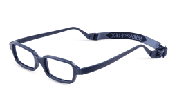 Shop Mira Flex Kids Rectangle Eyeglasses in Blue online.