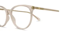 Shop GUCCI GG Cat-Eye Eyeglasses in Brown online.