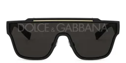 Shop Dolce & Gabbana Square Sunglasses in Black online.