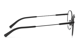Shop BVLGARI Round Eyeglasses in Matte Black online.