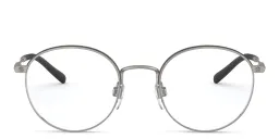 Shop BVLGARI Round Eyeglasses in Silver online.