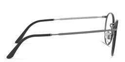 Shop GIORGIO ARMANI Round Eyeglasses in Black online.