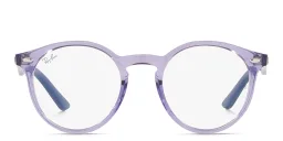 تسوق نظارة طبية بإطار بانتوس للأطفال راي بان جونيور بلون Transparent Purple أونلاين.